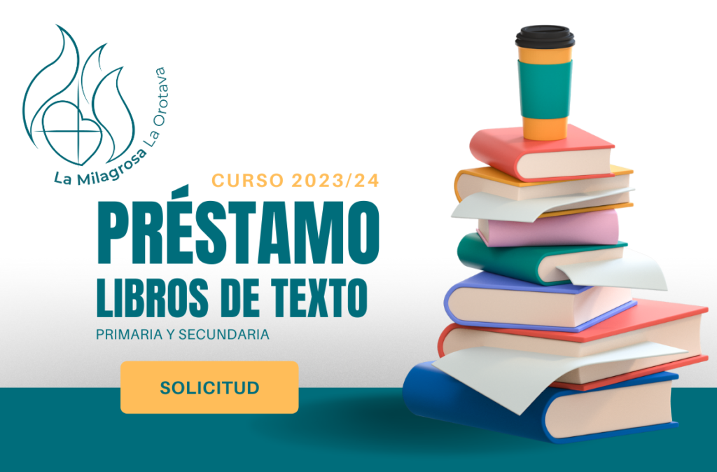 SOLICITUD PRÉSTAMO DE LIBROS DE TEXTO CURSO 2023/2024. PRIMARIA Y SECUNDARIA